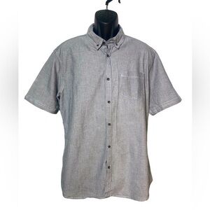 ALEXANDER JULIAN COLOURS‎ MEN'S BUTTON SHIRT XL GRAY 100% ORGANIC COTTON BUTTON